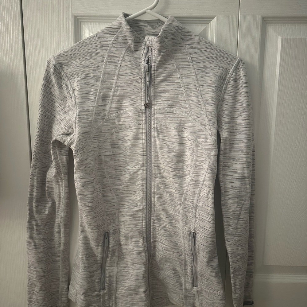 Lululemon Athletica Light Gray Utility Jacket